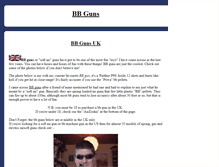 Tablet Screenshot of bb-gun.co.uk